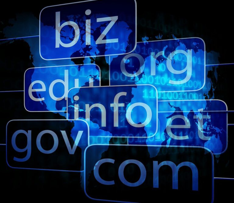 domain web site blue web domain 1345116